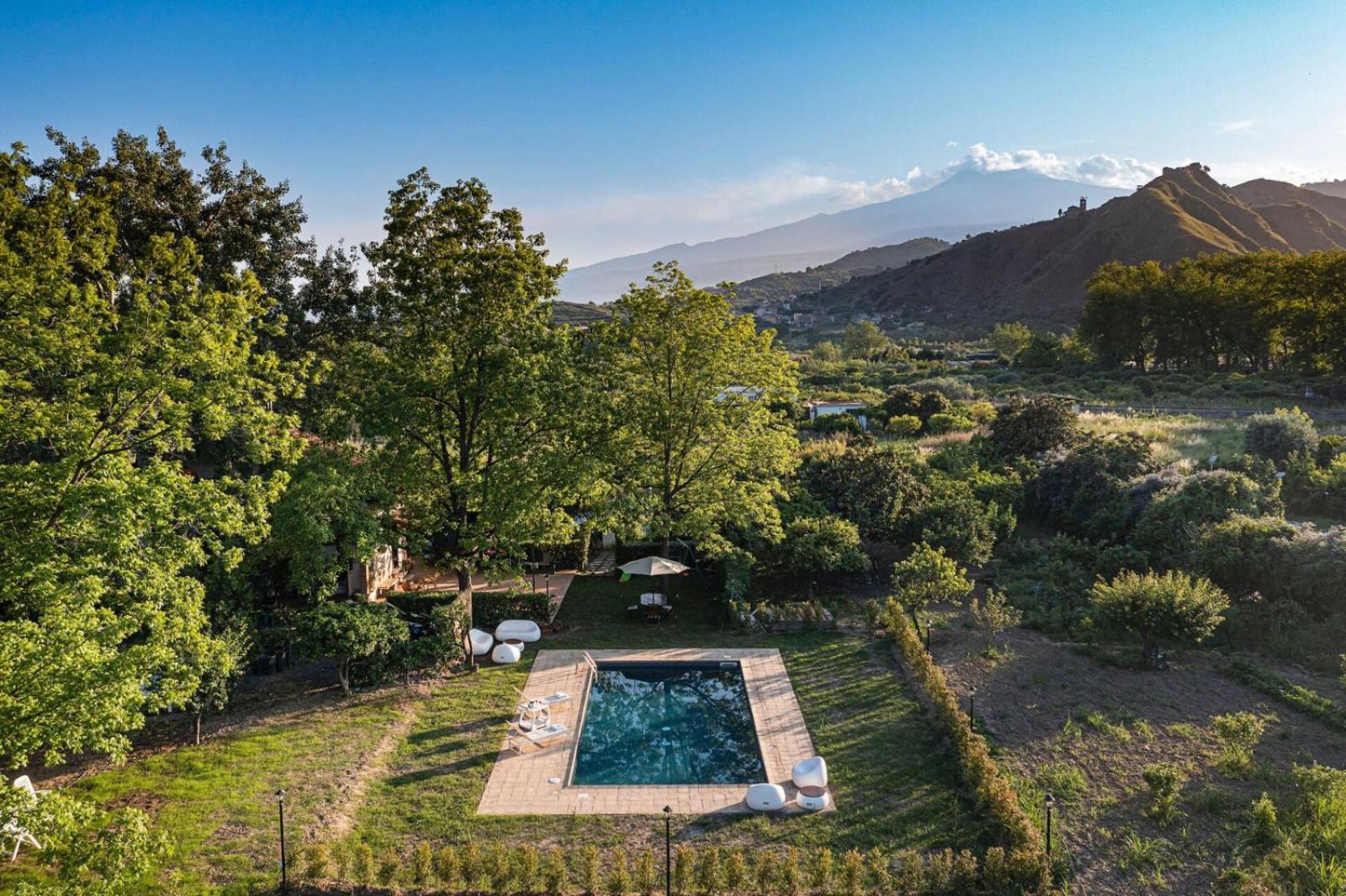 Villa Tina Taormina Bagian luar foto